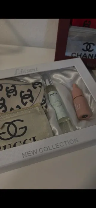 Estuches personalizados perfume, pañuelo