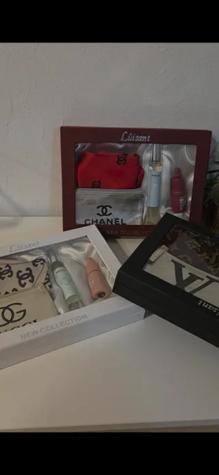 Estuches personalizados perfume, pañuelo