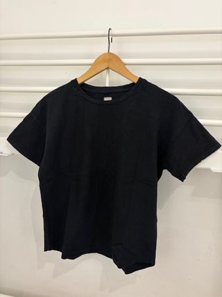 Camiseta Giordano Negra Mujer