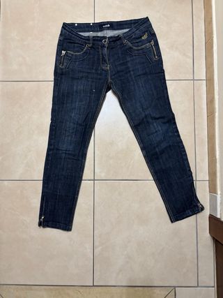 Jeans Modello skinny blu taglia 52 , anni 2000