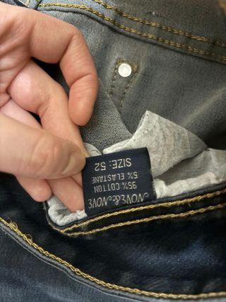 Jeans Modello skinny blu taglia 52 , anni 2000