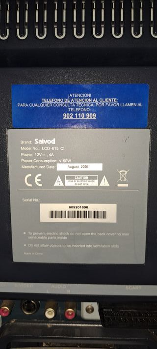 Monitor PC con TV 15 pulgadas Saivod