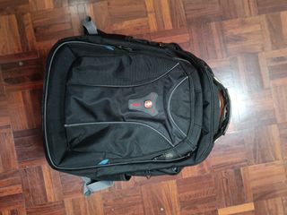 Mochila Portátil Wenger Carbon Negra y Roja