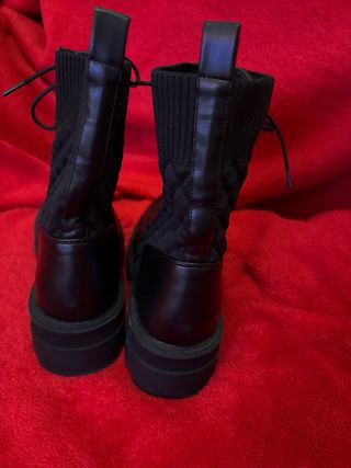 Botas negras de plataforma