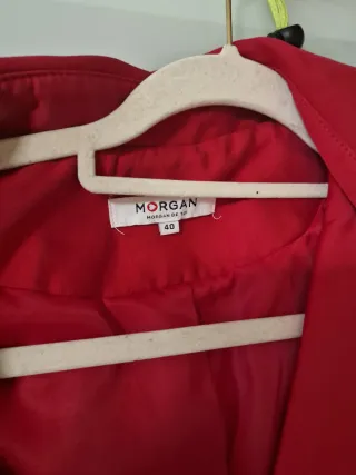 Gabardina Morgan Roja