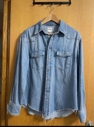 Sobrecamisa tejana Zara Talla S
