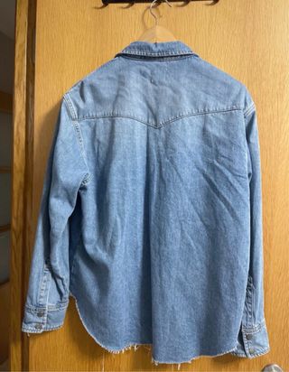 Sobrecamisa tejana Zara Talla S