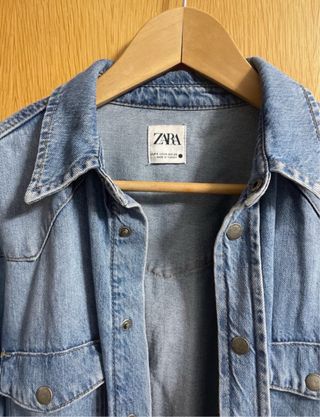 Sobrecamisa tejana Zara Talla S
