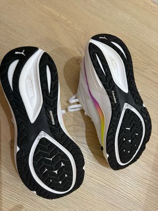 Zapatillas Puma Nitro 4 Blancas Moradas