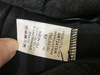 Pantaloni simil velluto neri