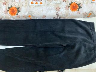 Pantaloni simil velluto neri