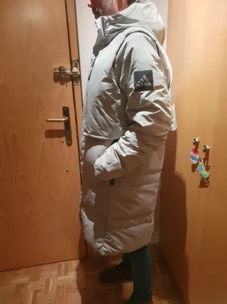 Chaqueta Adidas Myshelter Talla M Beige