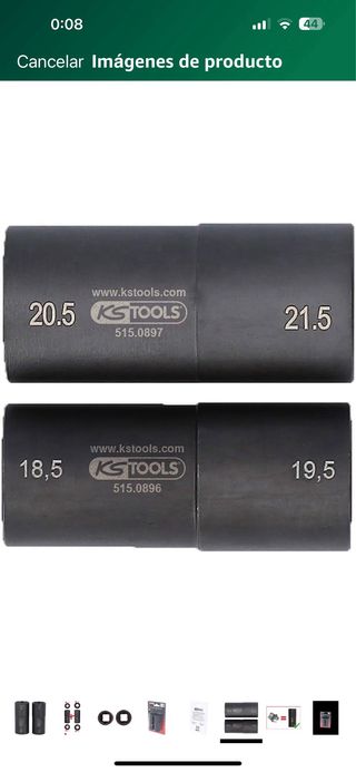 KS Tools 515.0895 Juego Vasos Impacto Ford