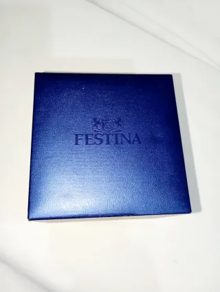 Caja Reloj Festina Azul/Plata