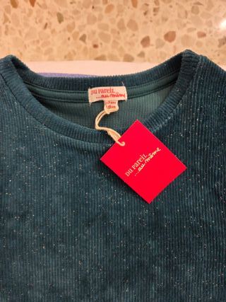 Du Pareil au Même vestito verde bambina 10 anni 14