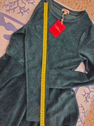 Du Pareil au Même vestito verde bambina 10 anni 14