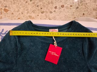 Du Pareil au Même vestito verde bambina 10 anni 14