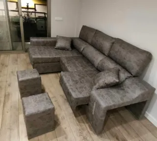 Sofá CHESLONG chaise longue beige