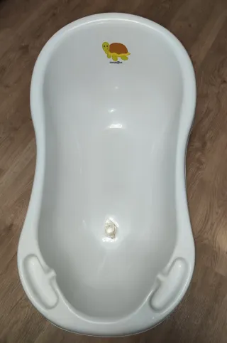 Bañera bebé con tortuga
