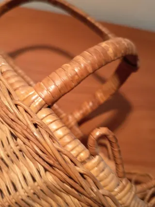 Cesta Botellero Mimbre