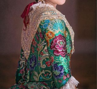 Traje de fallera de siglo. Completo en perfecto