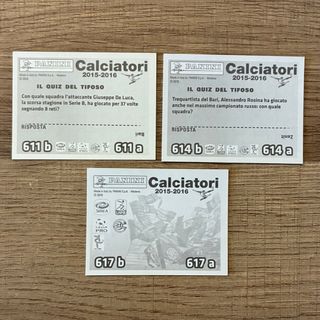 Figurine Panini Calciatori 2015/2016 Bari