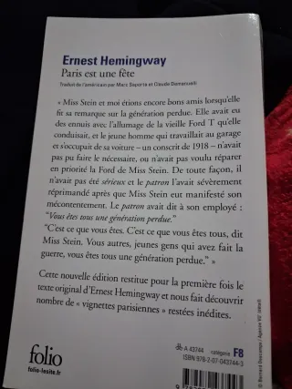 Paris Est Une Fete [ A Moveable Feast ] (French...