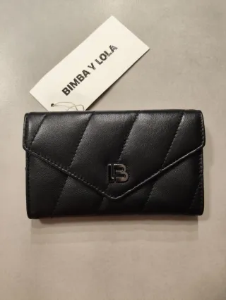 Bimba y Lola Monedero-Tarjetero Negro
