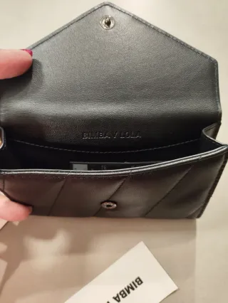 Bimba y Lola Monedero-Tarjetero Negro