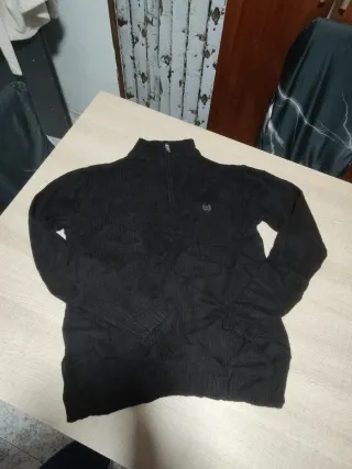 Camiseta Chaps Talla M Hombre Negra