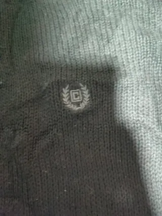 Camiseta Chaps Talla M Hombre Negra