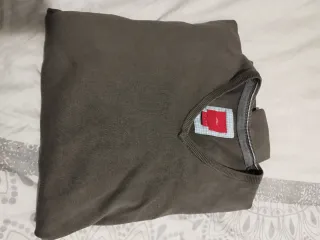 Jersey S.Oliver Hombre XL Verde Gris Cuello Pico