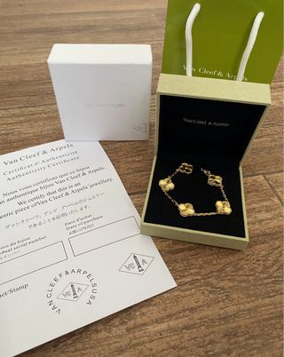 Pulsera Van Cleef & Arpels Oro