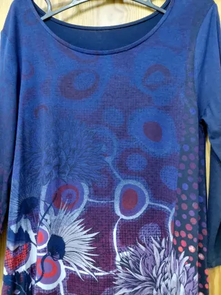 Túnica Estampada Desigual Talla L