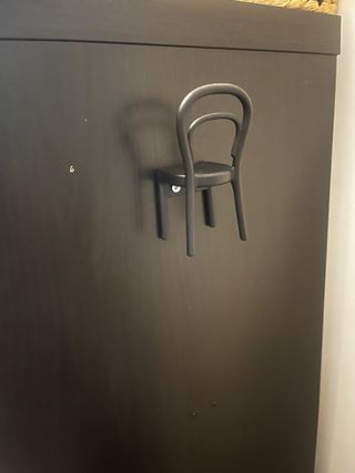 Armario modular negro y blanco de IKEA