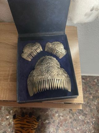 Peinetas Plata NUEVAS sin estrenar