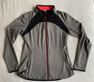 Giacca sportiva grigia zip donna 14-15 años S