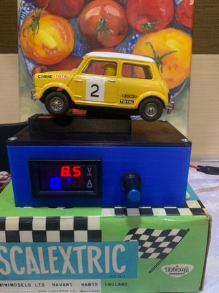 Scalextric Exin Mini Cooper Amarillo EXIN con RX1