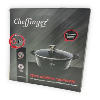 Tegame Cheffinger Nero Grigio