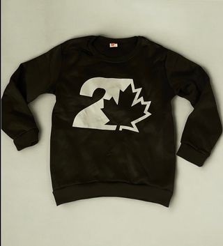 Maglione Dsquared2 con stampa foglia