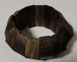 Lote 5 pulseras madera