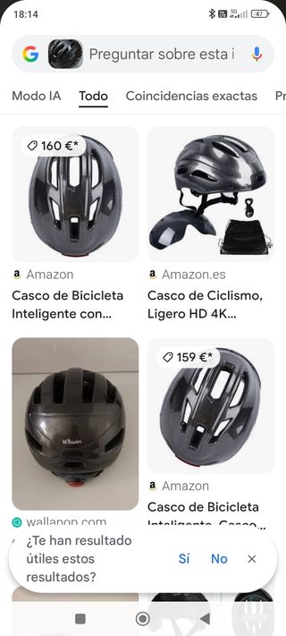 Casco Anytek inteligente.