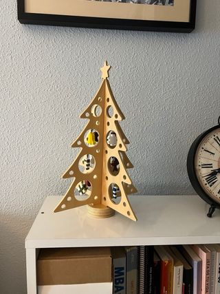 Árbol de Navidad Madera Decorado