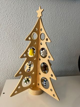Árbol de Navidad Madera Decorado