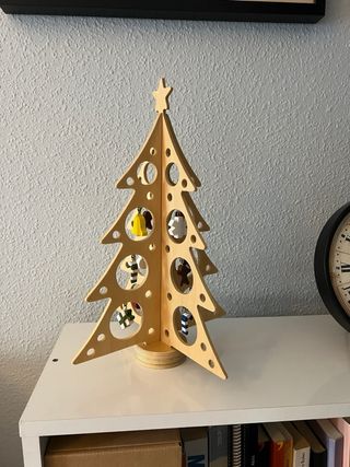 Árbol de Navidad Madera Decorado