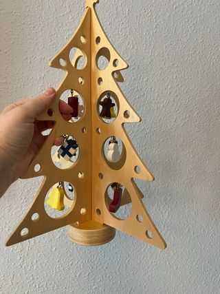 Árbol de Navidad Madera Decorado