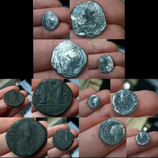 3 Monedas Romanas Antiguas