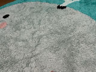 Alfombra infantil ballena redonda