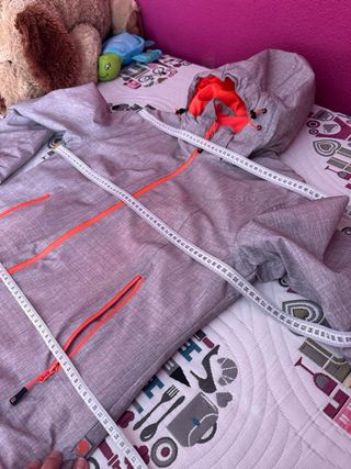 Chaqueta de nieve con forro naranja