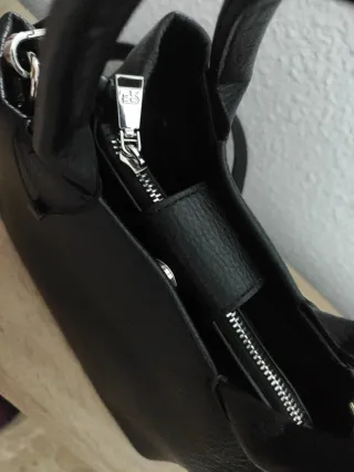 Bolso de mano mujer negro parfois